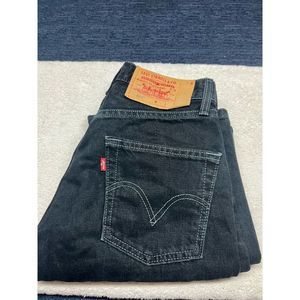 Levi 501 Black Button Fly Jeans Sz 27/30 Woman’s Jeans